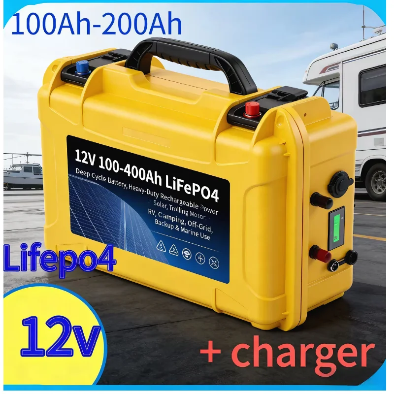 Lifepo4 12V 100Ah Bms Bluetooth - 12V LiFePO4 100‑200Ah | BMS Bluetooth