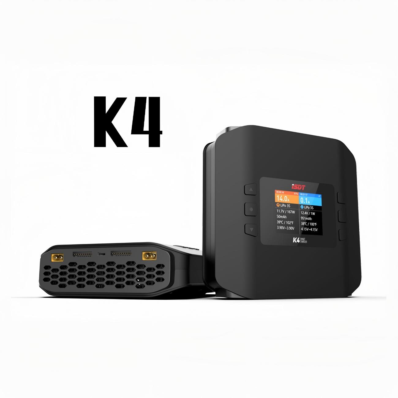 Cargador de equilibrio intelig - Isdt K4 Dual Lipo Charger reseña y precio