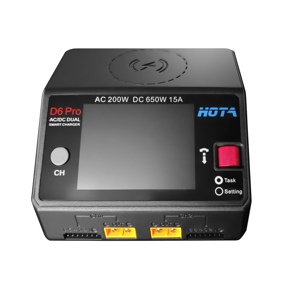 Cargador de Baterías Lipo HOTA - Hota D6 Pro Dual Lipo Charger reseña y precio