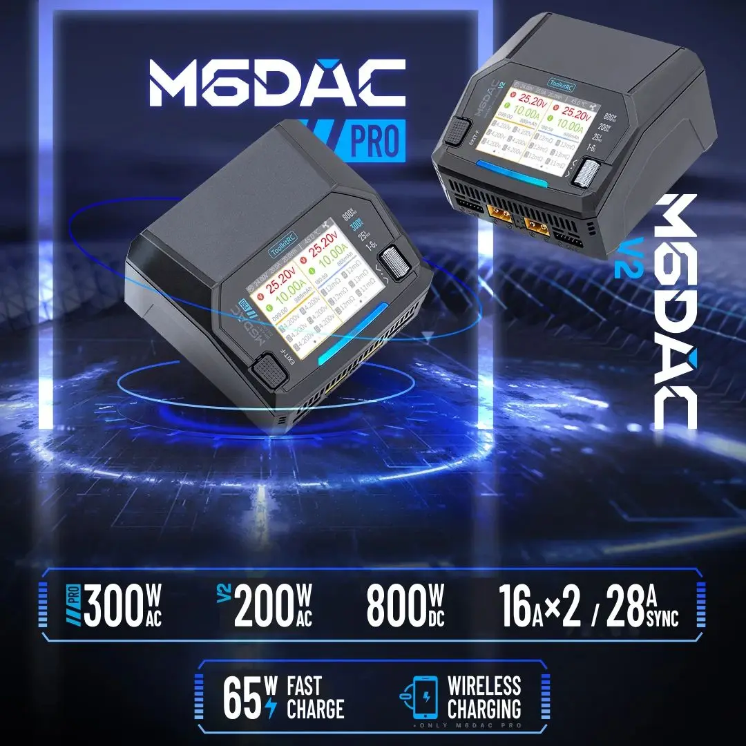 Cargador Inteligente de Doble  - Toolkitrc M6Dac Smart Charger reseña y precio